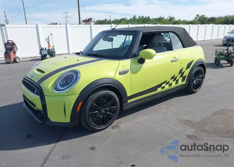 2023 Mini Convertible Cooper S from USA, damaged, VIN WMW43DL08P3P95204